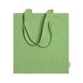 Bolsa de algodón 100% de asas largas Verde Helecho Talla Única Adulto