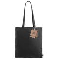 Bolsa de algodón Fairtrade negra