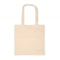 Bolsa de algodón natural con fuelle