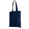 Bolsa de algodón orgánico asas Azul