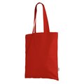 Bolsa de algodón orgánico asas Rojo
