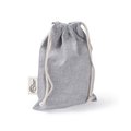 Bolsa de algodón y poliéster 120g Gris