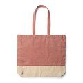 Bolsa de algodón reciclado bicolor Rojo Talla Única Adulto