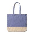 Bolsa de algodón reciclado bicolor Royal
