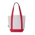 Bolsa de algodón reciclado con bolsillo frontal