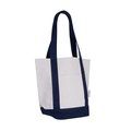Bolsa de algodón reciclado con bolsillo frontal