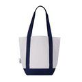 Bolsa de algodón reciclado con bolsillo frontal