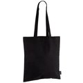 Bolsa de algodón reciclado negro Negro
