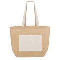 Bolsa de Algodón y Yute con Bolsillo