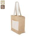 Bolsa de Algodón y Yute con Bolsillo