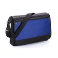 Bolsa bandolera bicolor de poliéster Azul