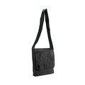 Bolsa bandolera bicolor con solapa en non woven Neg