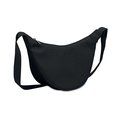 Bolsa bandolera con bolsillos interiores Negro