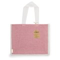Bolsa Bicolor de Algodón y Yute 8Kg Roj