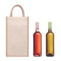 Bolsa Canvas y Yute para Vino