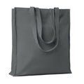 Bolsa compra algodón reforzada Gris Piedra