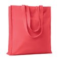 Bolsa compra algodón reforzada Rojo