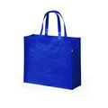 Bolsa de compra ecológica de plástico reciclado laminado Azul