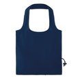 Bolsa compra plegable de algodon de colores 40 x 38 cm Azul