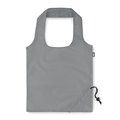 Bolsa Compra RPET Plegable con Cordón Gris Piedra
