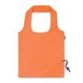 Bolsa Compra RPET Plegable con Cordón Naranja