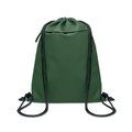 Bolsa con cordón y bolsillo frontal Verde Oscuro