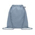 Bolsa Cuerdas Algodón Orgánico Azul Bebé