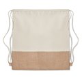 Bolsa cuerdas en yute y algodón