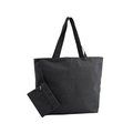 Bolsa de playa personalizada de poliéster con neceser 47 x 34 x 12,5 cm Negro