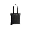 Bolsa de tela non-woven cosida 80 g/m² Negro