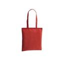 Bolsa de tela non-woven cosida 80 g/m² Rojo