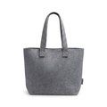 Bolsa de fieltro con asas reforzadas Gris