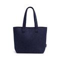 Bolsa de fieltro con asas reforzadas Marino