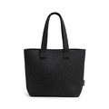 Bolsa de fieltro con asas reforzadas Negro
