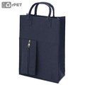 Bolsa Fieltro con Bolsillo de Cremallera MA