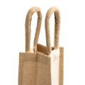 Bolsa ideal para botella de yute laminado y algodón