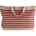 Bolsa de juco a rayas