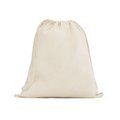 Bolsa mochila de algodón 140 g/m² Natural Claro