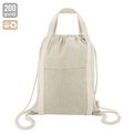 Bolsa Mochila Algodón con Bolsillo CR