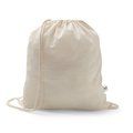 Bolsa mochila de algodón y poliéster