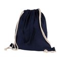 Bolsa mochila de asas largas con etiqueta GRS Azul Marino