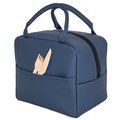 Bolsa nevera PU con bolsillo frontal