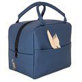 Bolsa nevera PU con bolsillo frontal