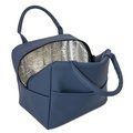 Bolsa nevera PU con bolsillo frontal