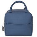 Bolsa nevera PU con bolsillo frontal