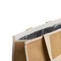 Bolsa nevera de yute laminado