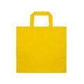 Bolsa non-woven 80g/m² con asas cortas Amarillo Talla Única Adulto