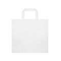 Bolsa non-woven 80g/m² con asas cortas Blanco Talla Única Adulto