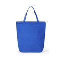 Bolsa non-woven asa mediana con cremallera Azul