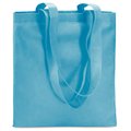 Bolsa non-woven de asas largas Turquesa
